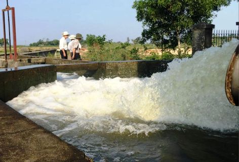 Huyện Krông Bông vận hành hai Trạm bơm chống hạn