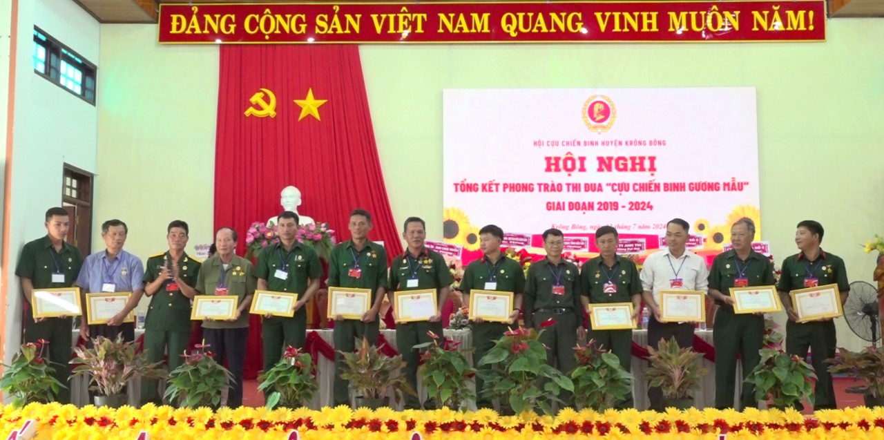 Hội nghị tổng kết phong trào thi đua “ Cựu chiến binh gương mẫu” giai đoạn 2019 -2024