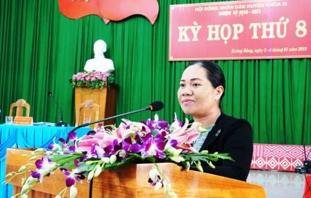 Kỳ họp thứ 8 HĐND huyện khóa IX nhiệm kỳ 2016 – 2021