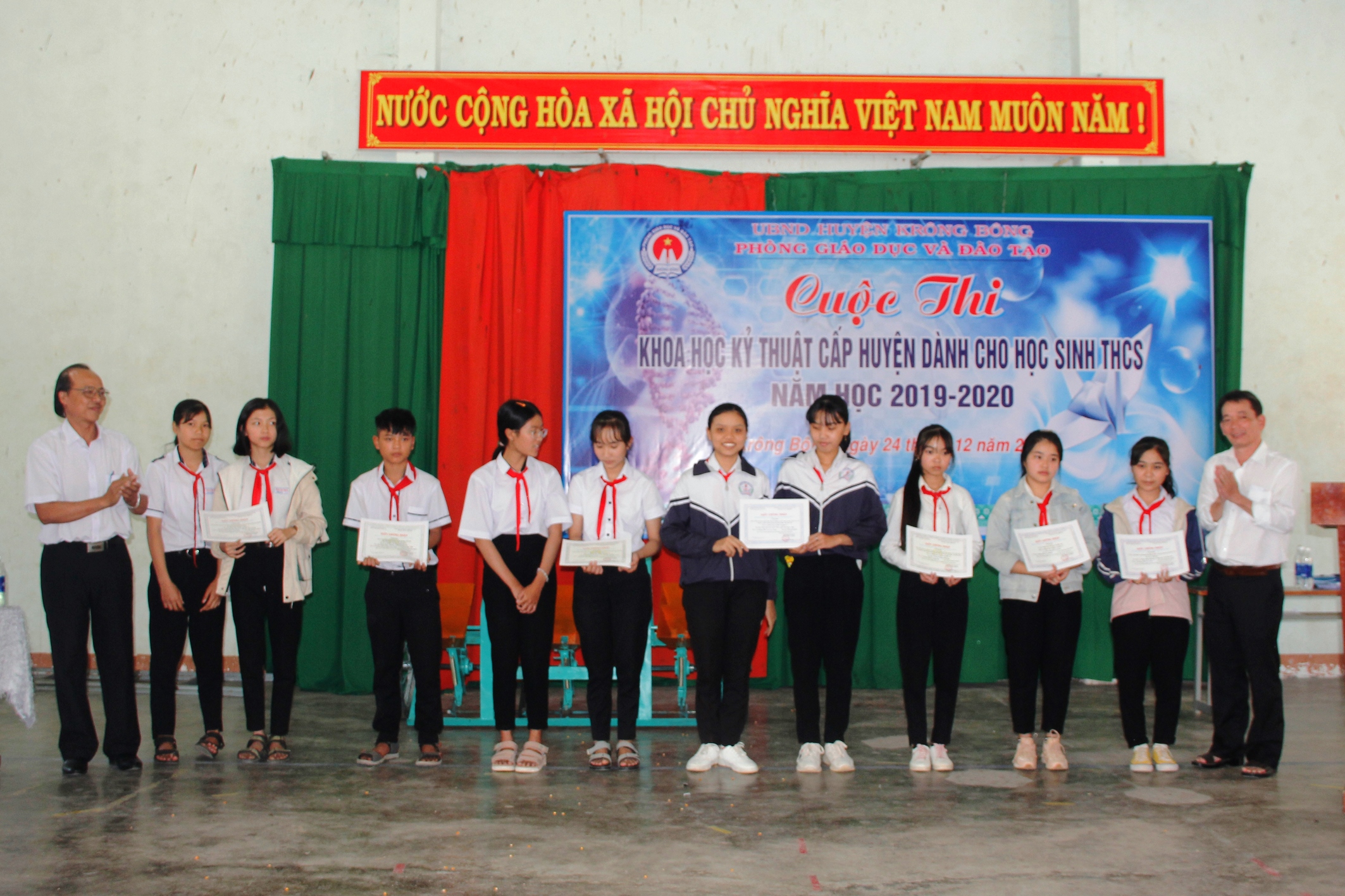 Cuộc thi khoa học kỹ thuật cho học sinh THCS năm học 2019 -2020