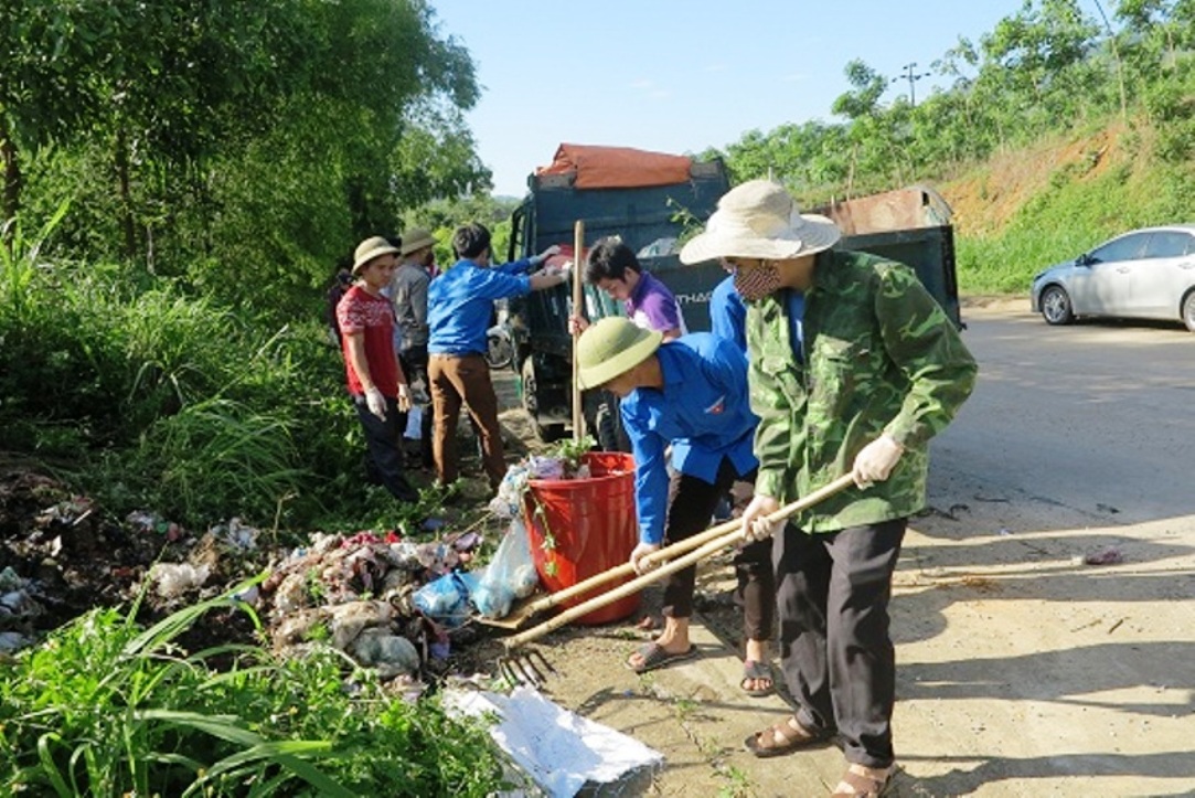 “Nói không với sản phẩm nhựa sử dụng một lần”.