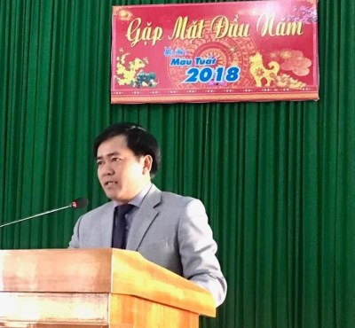 Ủy ban nhân dân huyện tổ chức gặp mặt đầu xuân Mậu Tuất 2018