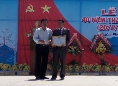 XÃ HÒA PHONG KỶ NIỆM 40 NĂM THÀNH LẬP