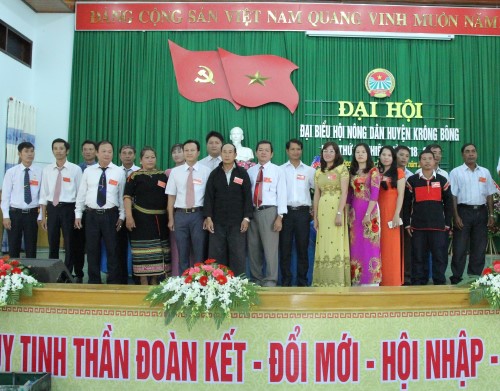 ĐẠI HỘI HỘI NÔNG DÂN HUYỆN KRÔNG BÔNG LẦN THỨ IX, NHIỆM KỲ 2018-2023