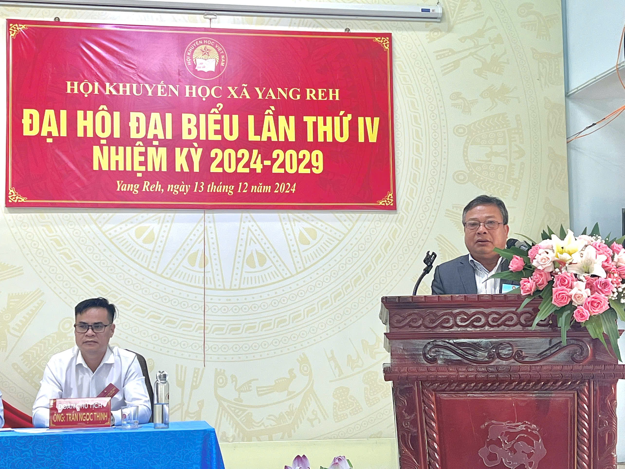 Đại hội đại biểu Hội khuyến học xã Yang Reh lần thứ IV, nhiệm kỳ 2024 - 2029