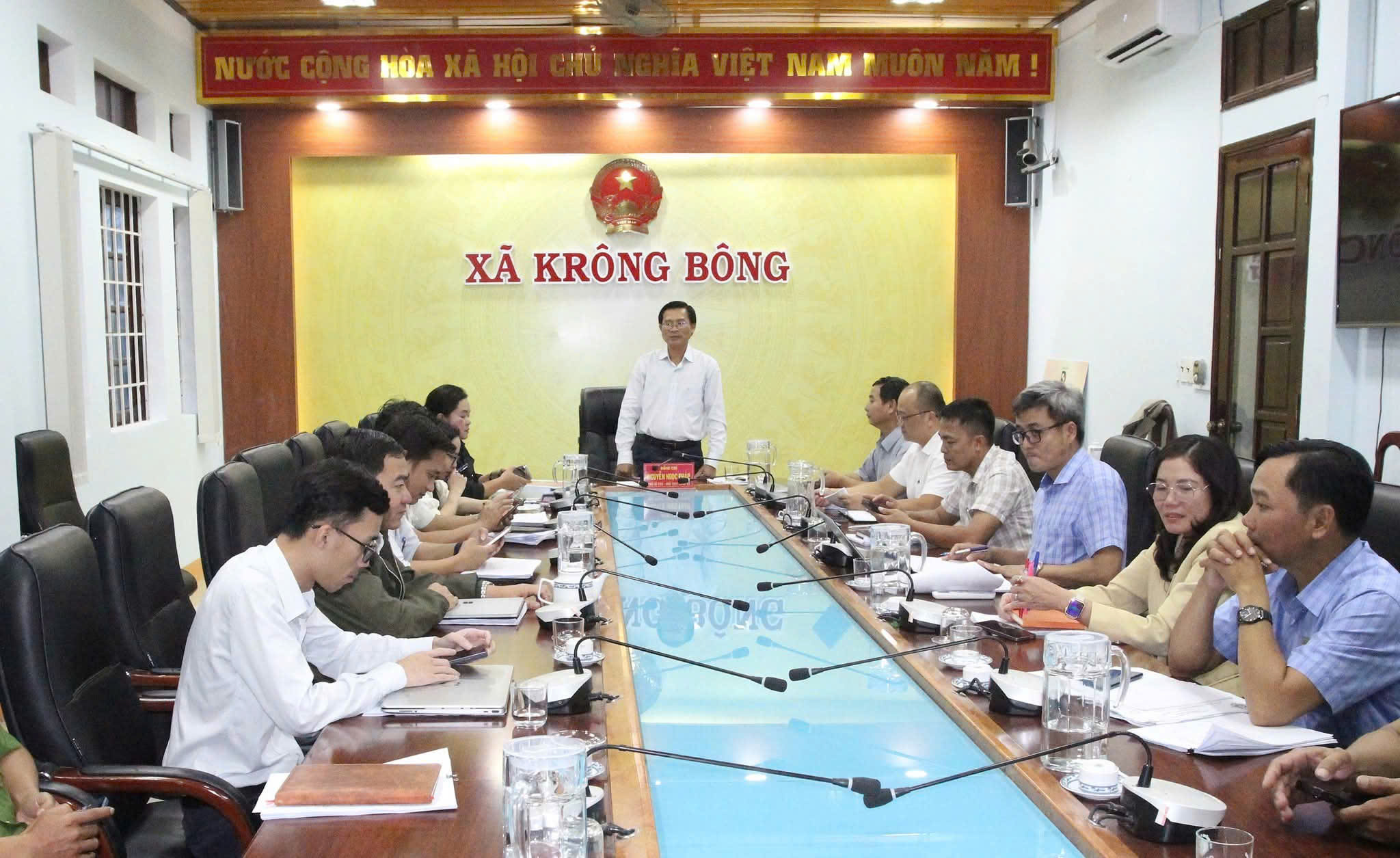 Ủy ban Bầu cử xã Krông Bông hội nghị lần thứ nhất