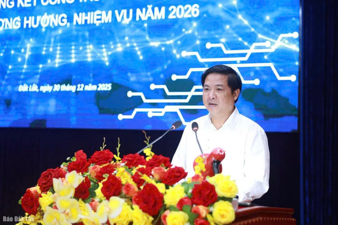 Krông Bông tham dự Hội nghị trực tuyến tổng kết, đánh giá kết quả thực hiện Nghị quyết số 57